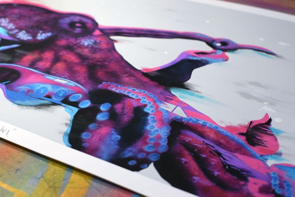 Emic Kraken Art Print